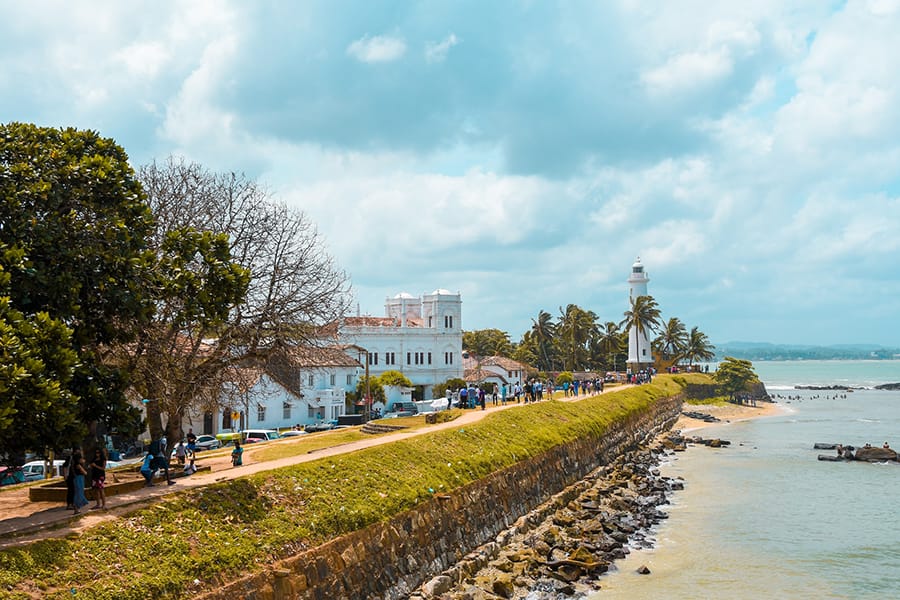 View of Galle Fort in Sri Lanka